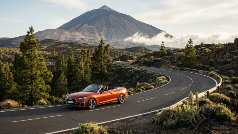 Recenzja z jazdy Audi A5 Cabrio na Teneryfie
