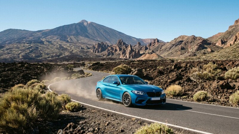 Recenzja BMW M2 Competition na Teneryfie: Jazda po wyspie