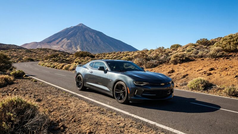 Test jazdy Chevroletem Camaro, Test drogowy na Teneryfie