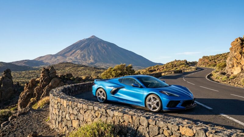 Chevrolet Corvette C8, Test Drogowy na Teneryfie