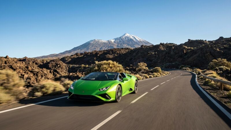 Lamborghini Huracan EVO Spyder Tenerife: Test drogowy