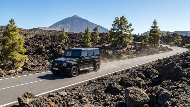 Recenzja jazdy Mercedes-AMG G63 na Teneryfie