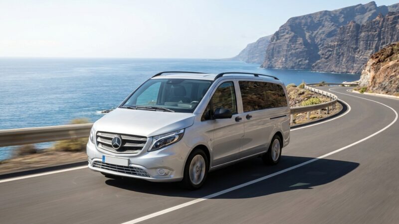 Test Drogowy Mercedes-Benz Vito na Teneryfie