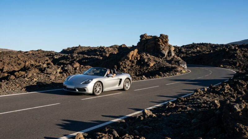 Porsche 718 Boxster, Test Drogowy na Teneryfie