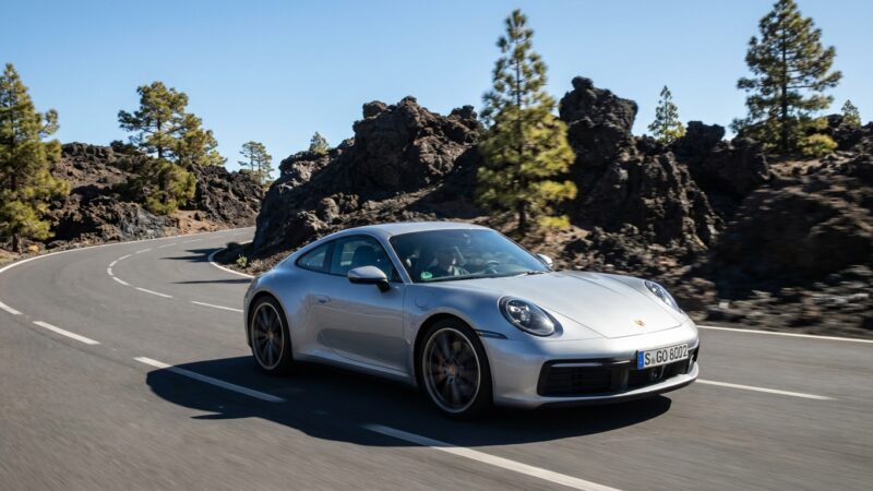 Porsche 911 Carrera 4S, test jazdy na Teneryfie