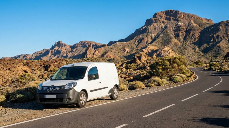 Test drogowy Renault Kangoo na Teneryfie